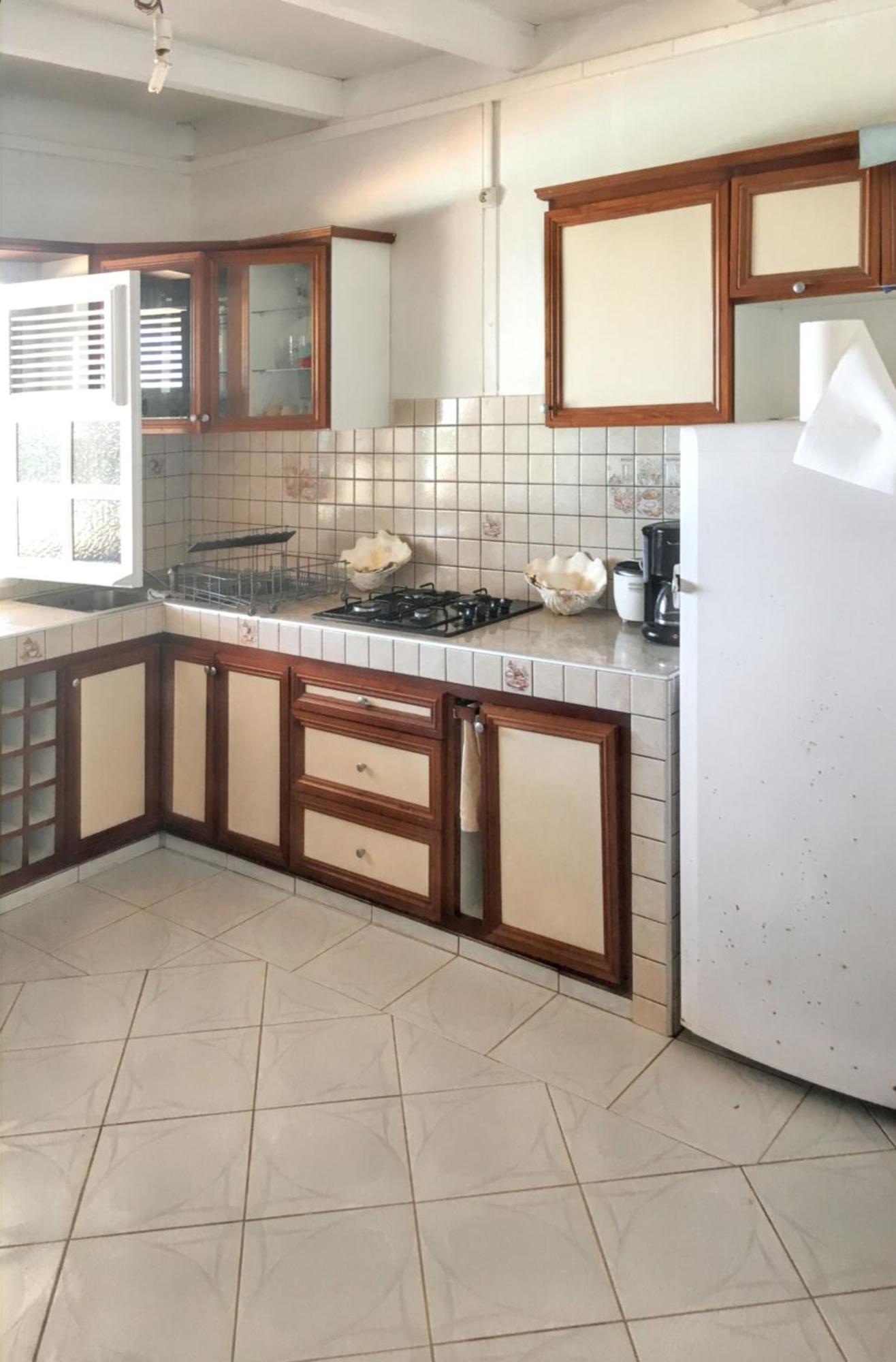 Villa Enchantee Avec Vue Sur Mer Et Piscine Au Carbet Ле Карбе Екстериор снимка